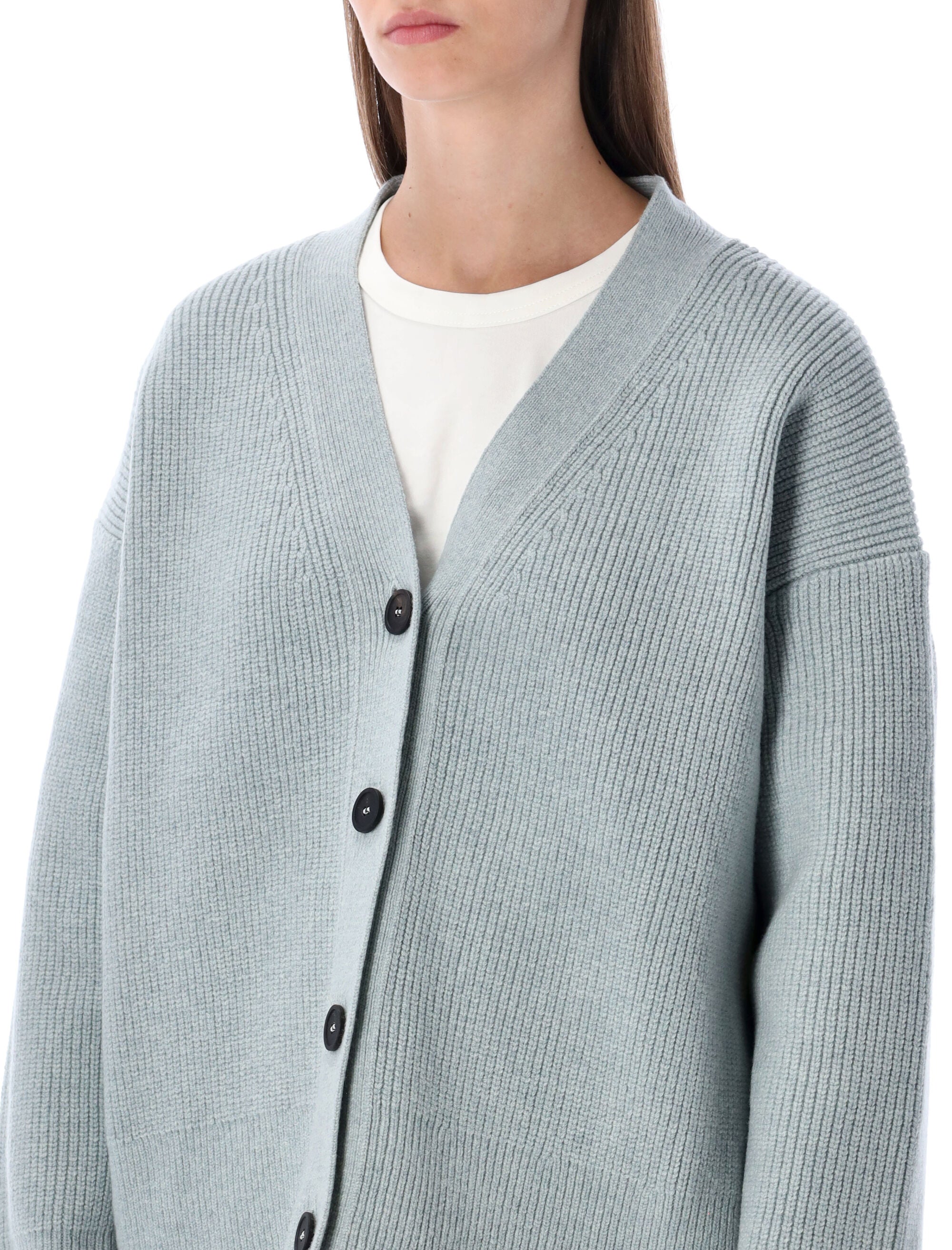 STUDIO NICHOLSON Merino Wool Boxy Cardigan Size 8