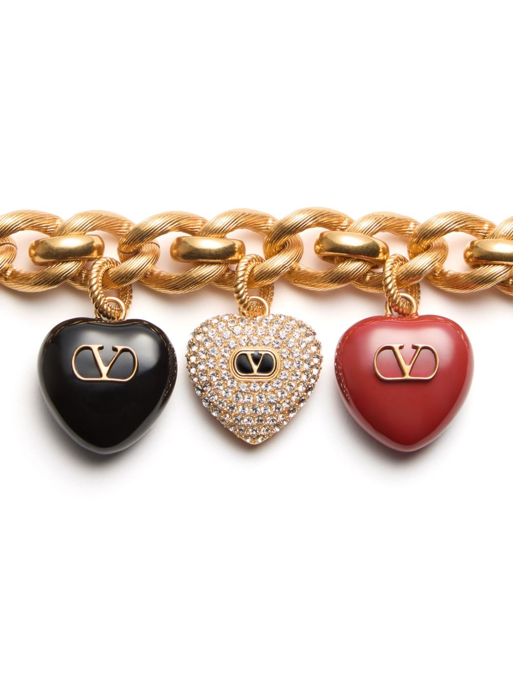 VALENTINO GARAVANI Curb Chain Bracelet with Signature Detail