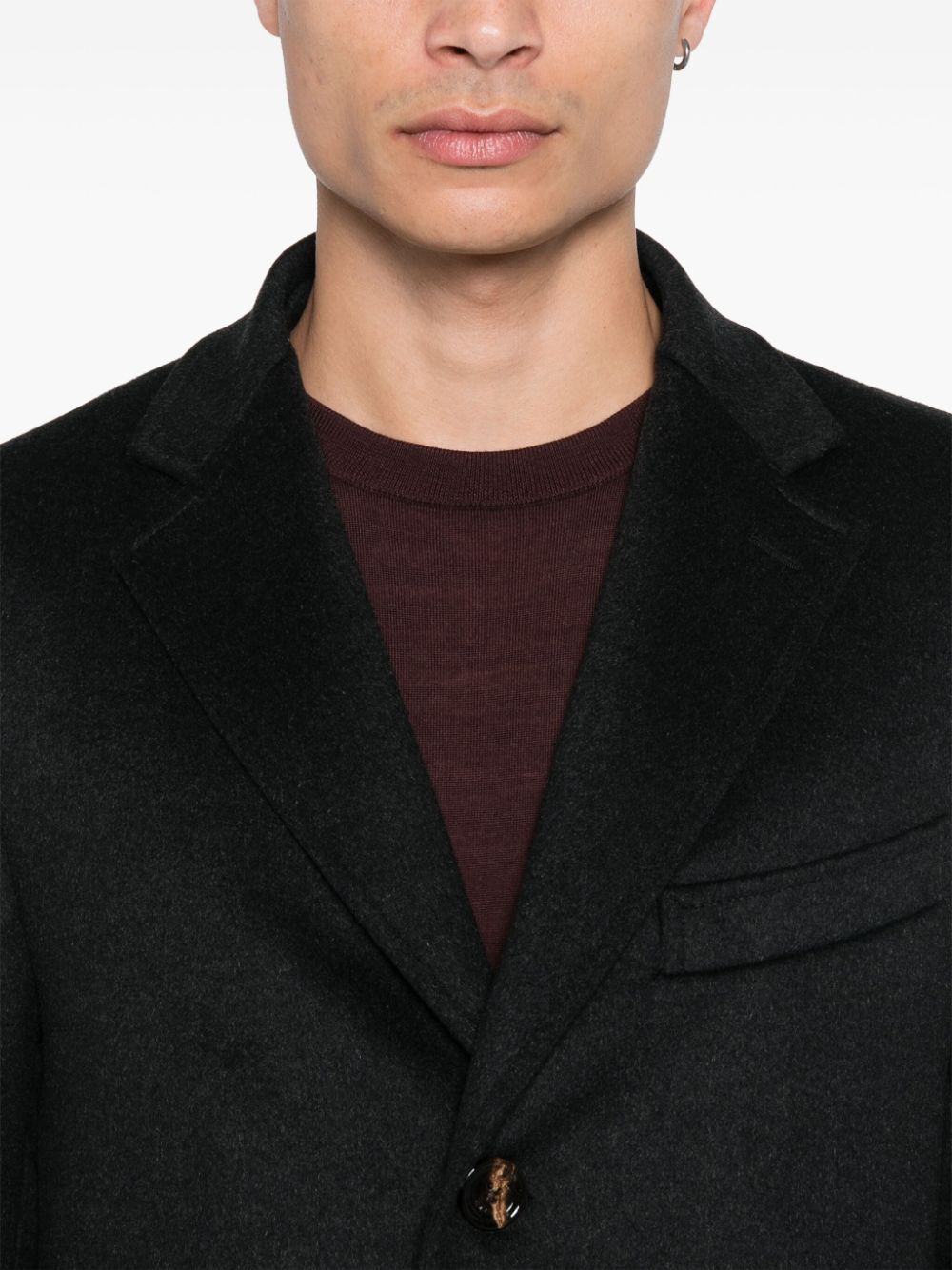 KIRED Men's Wool Blend Outerwear Jacket