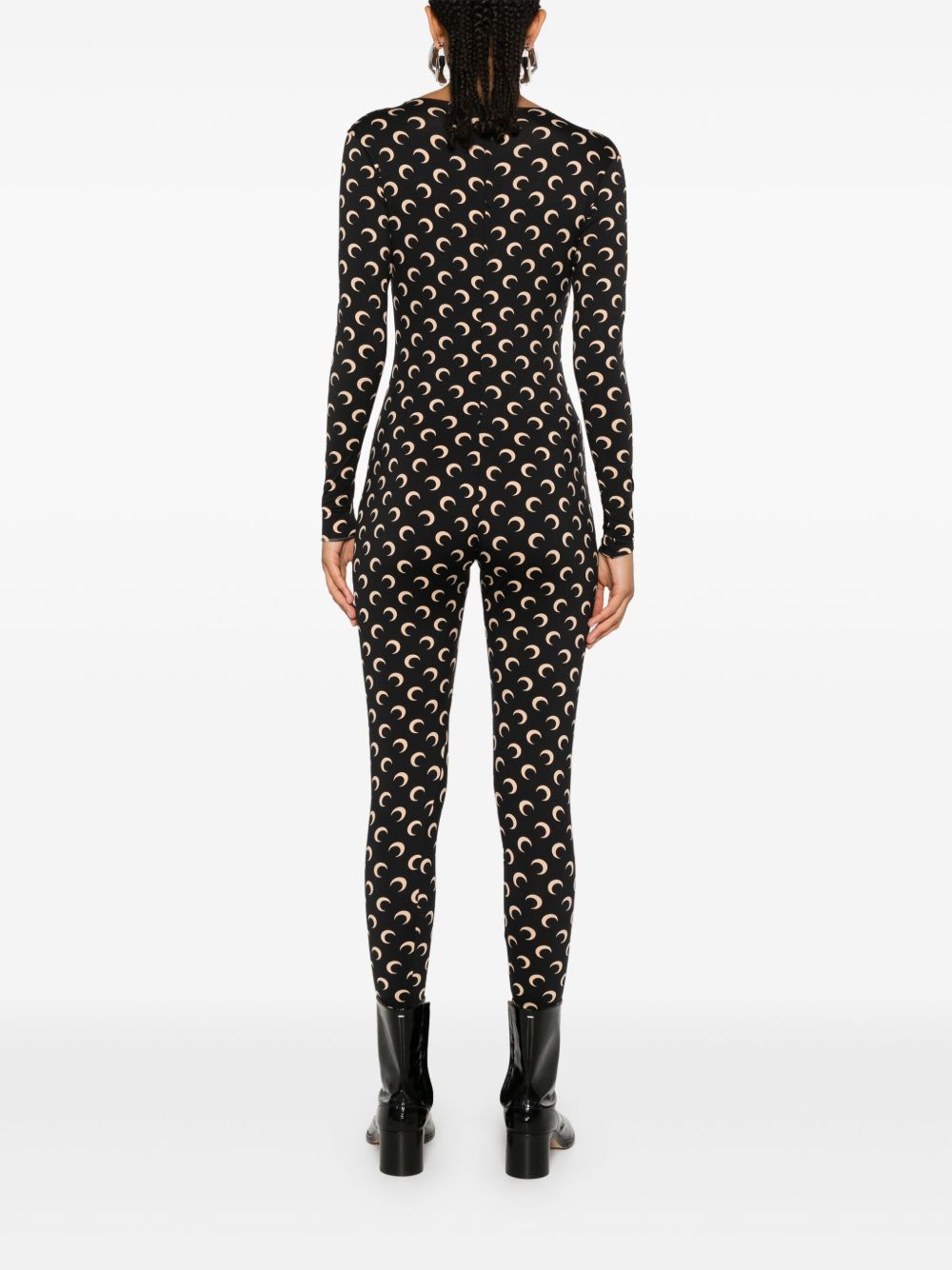 MARINE SERRE Moon Printed Catsuit for Women - FW25 Collection