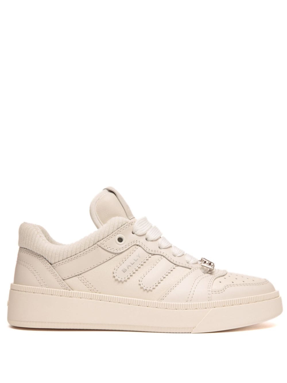 BALLY Leather Logo Print Sneakers for Women