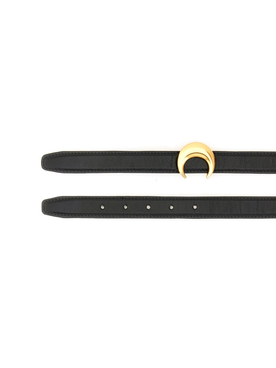 MARINE SERRE Classic Belt with Unique Fibbia Design