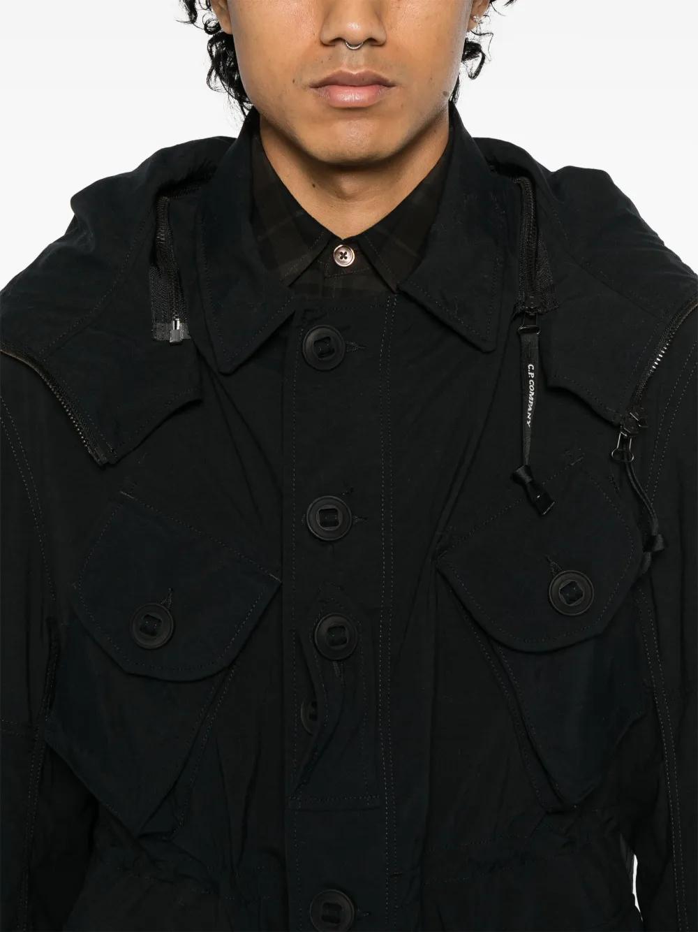 JUNYA WATANABE Nylon Parka Jacket with Detachable Hood