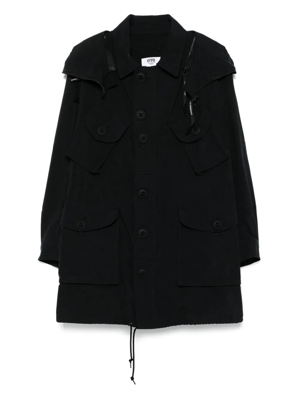 JUNYA WATANABE Nylon Parka Jacket with Detachable Hood