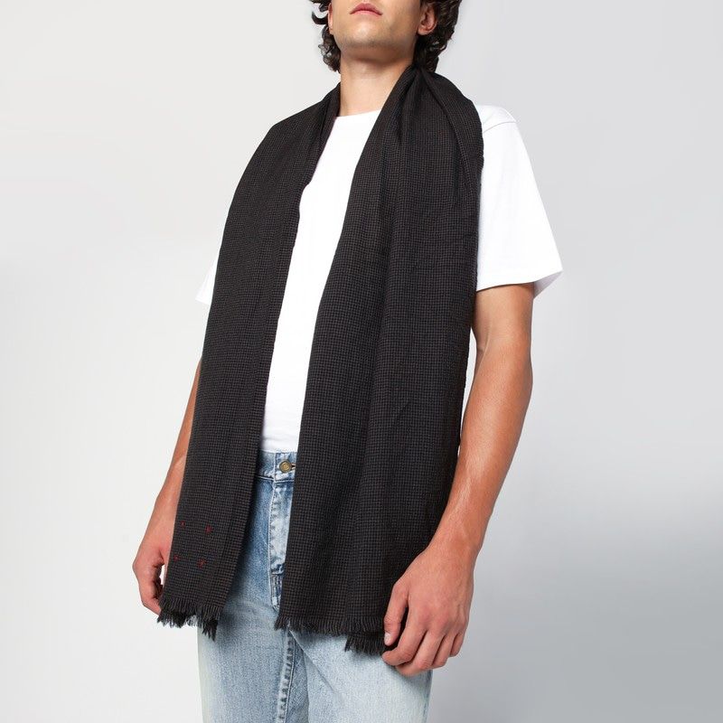 DESTIN Classic Check Wool Scarf