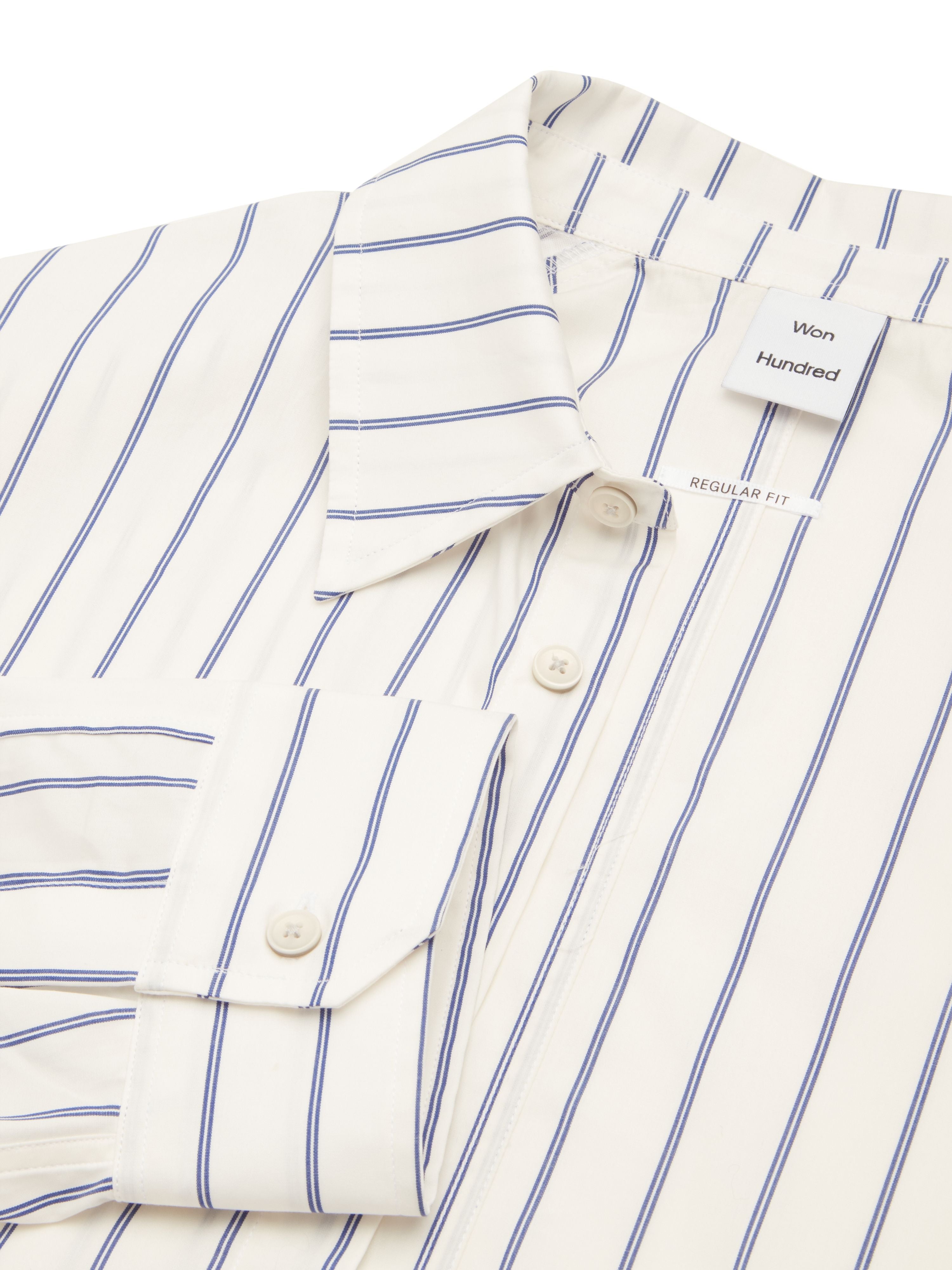 WON HUNDRED Classic Long-Sleeve Shirt 'Knox' for Men