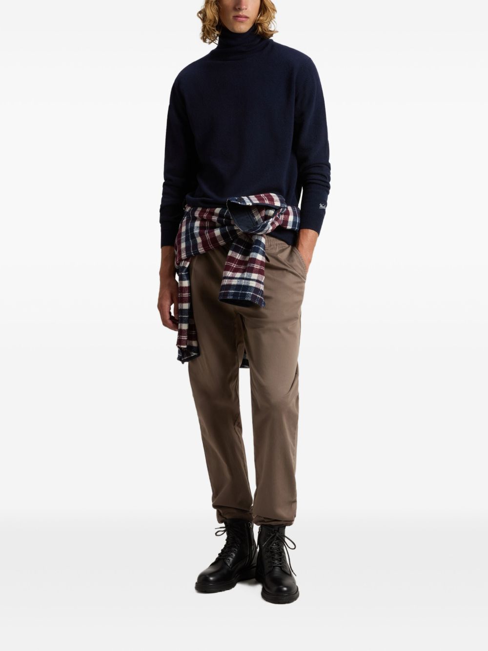 WOOLRICH Classic 100% Wool Sweater for Men