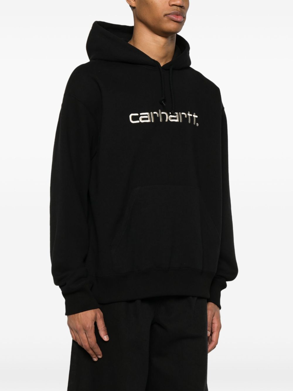 JUNYA WATANABE Printed Cotton Hoodie with Pouch Pocket for Men