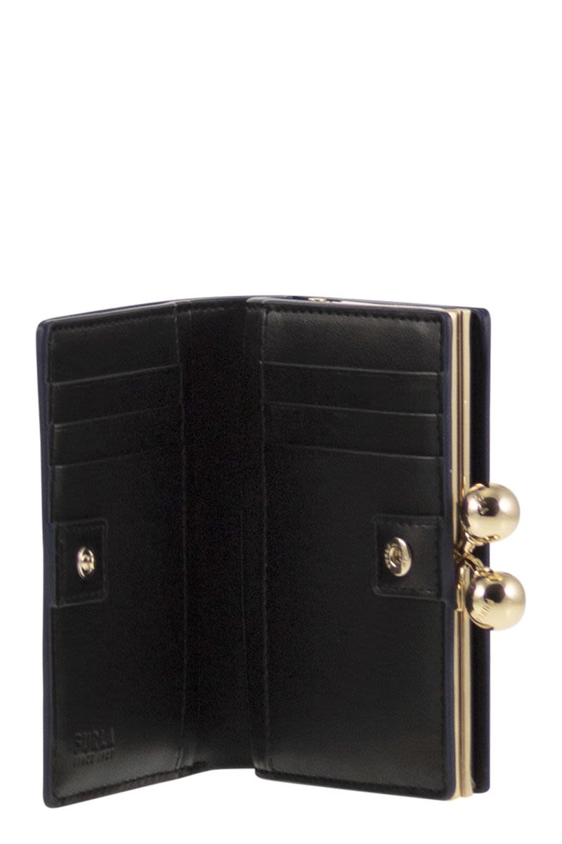 FURLA Compact Mini Wallet with Ten Internal Card Slots