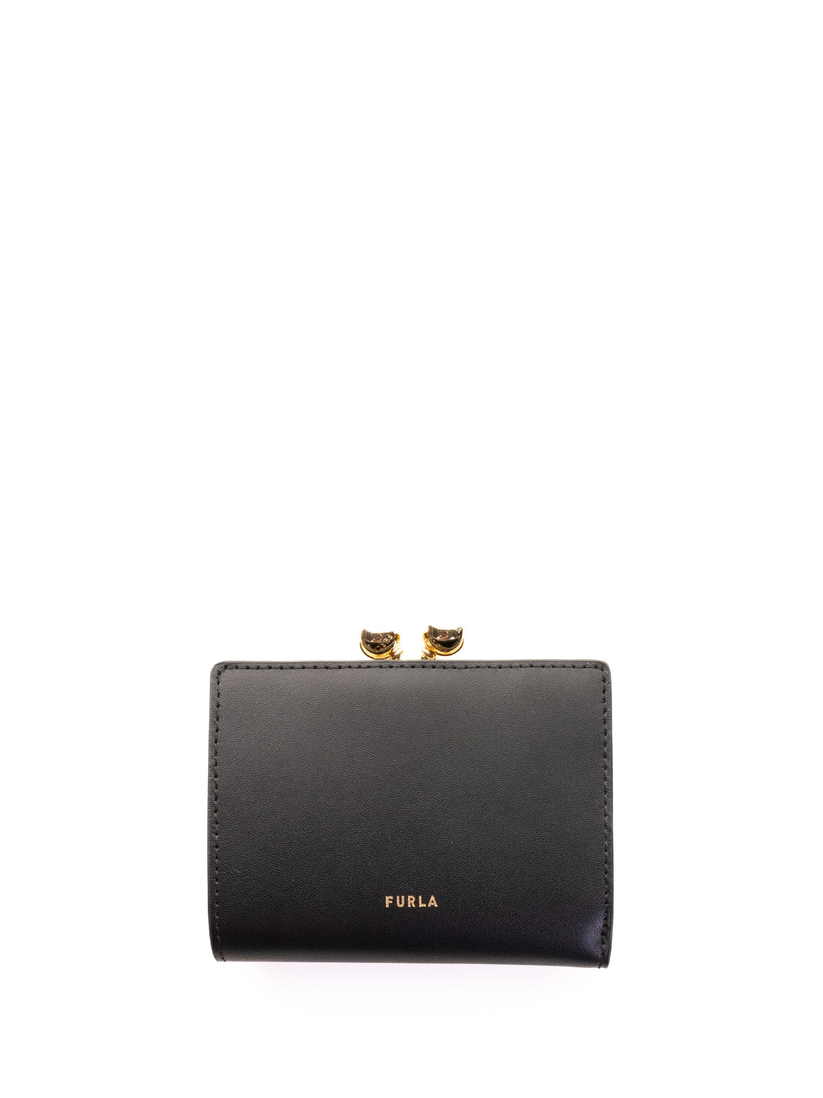 FURLA Mini Compact Wallet with Ten Internal Credit Card Slots