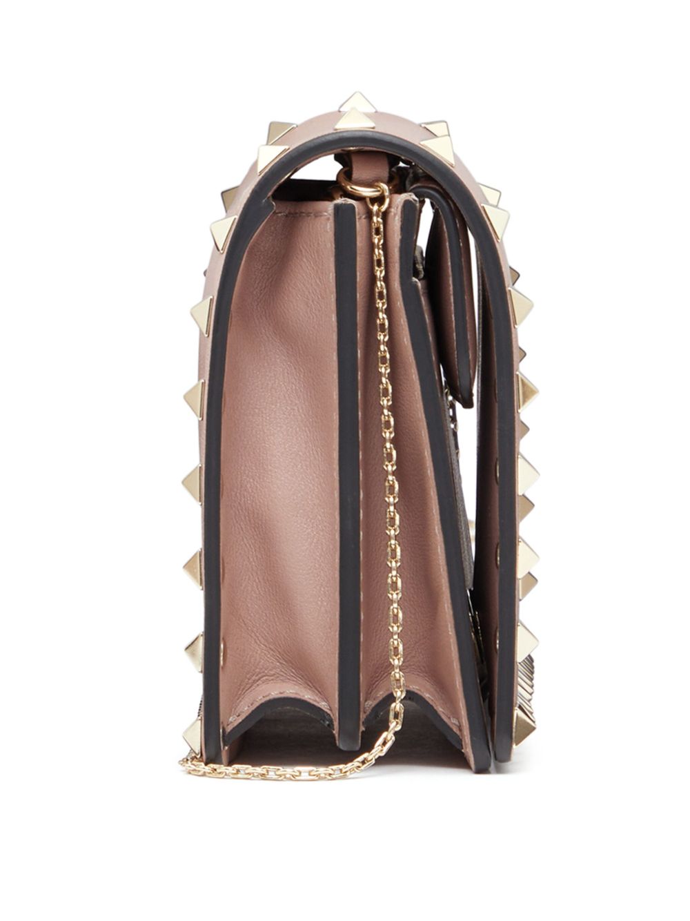 VALENTINO GARAVANI Mini Leather Handbag with Signature Rockstuds