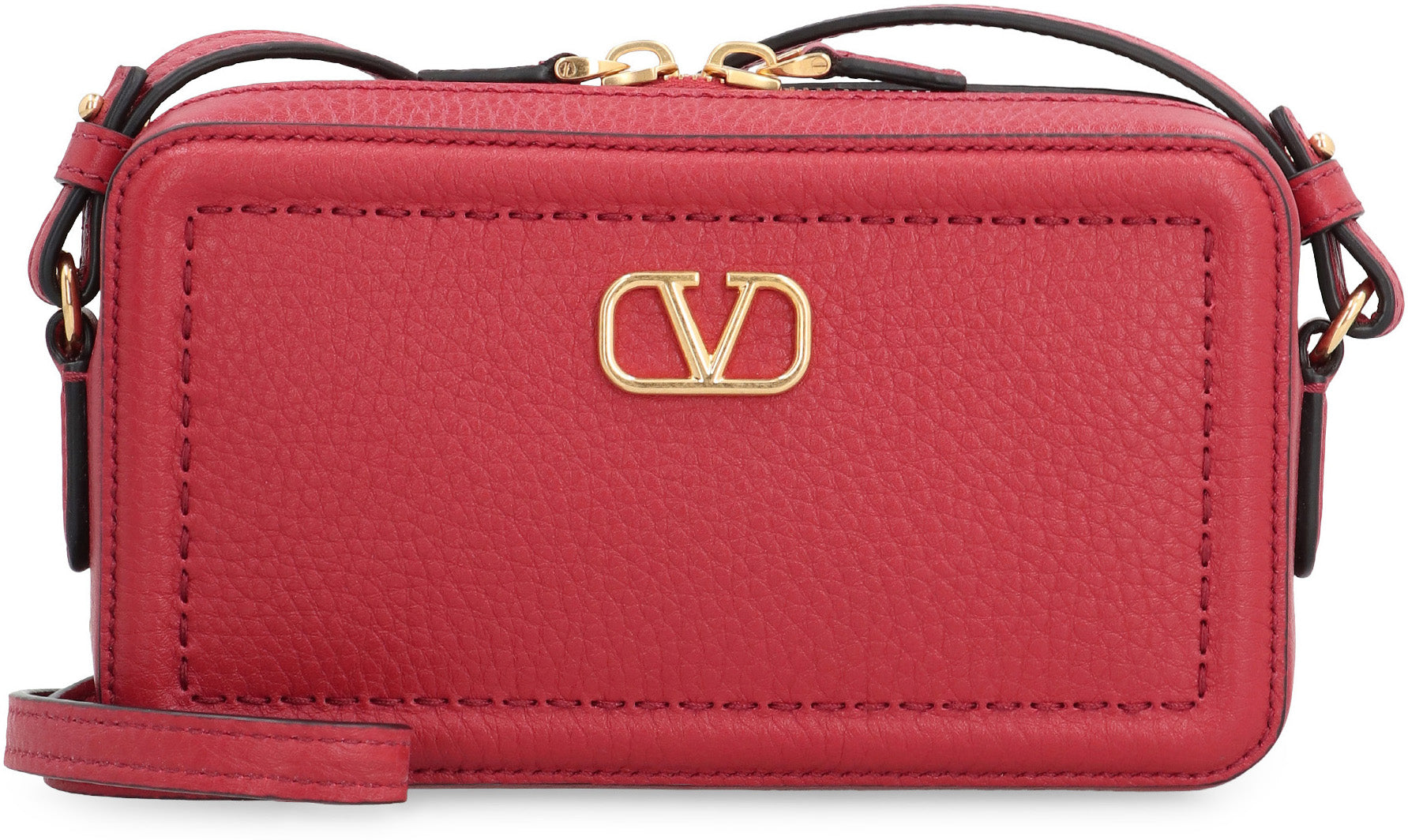 VALENTINO Chic Leather Mini Crossbody Handbag