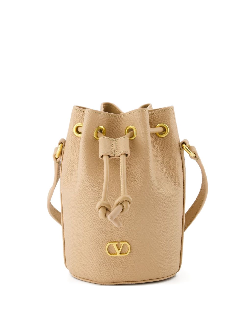 VALENTINO GARAVANI Mini Leather Bucket Handbag