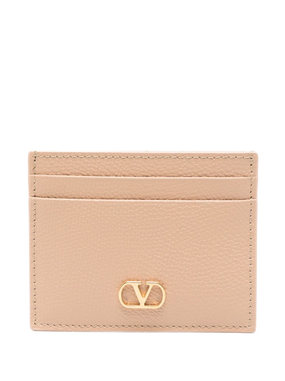 VALENTINO GARAVANI Mini Signature Leather Card Holder