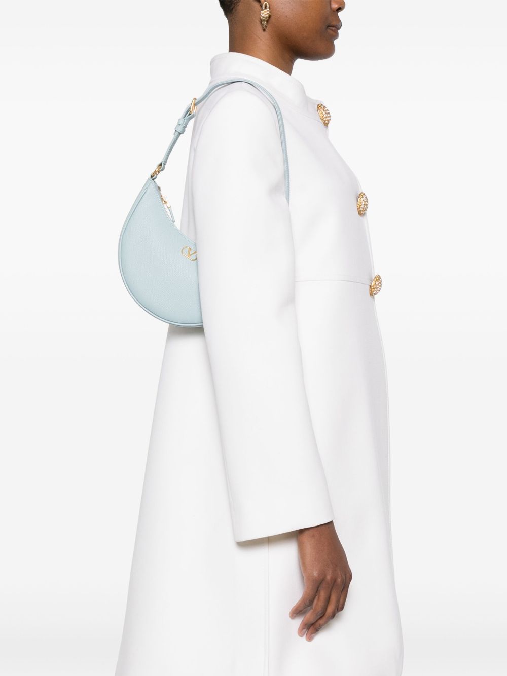 VALENTINO GARAVANI Mini Leather Hobo Handbag