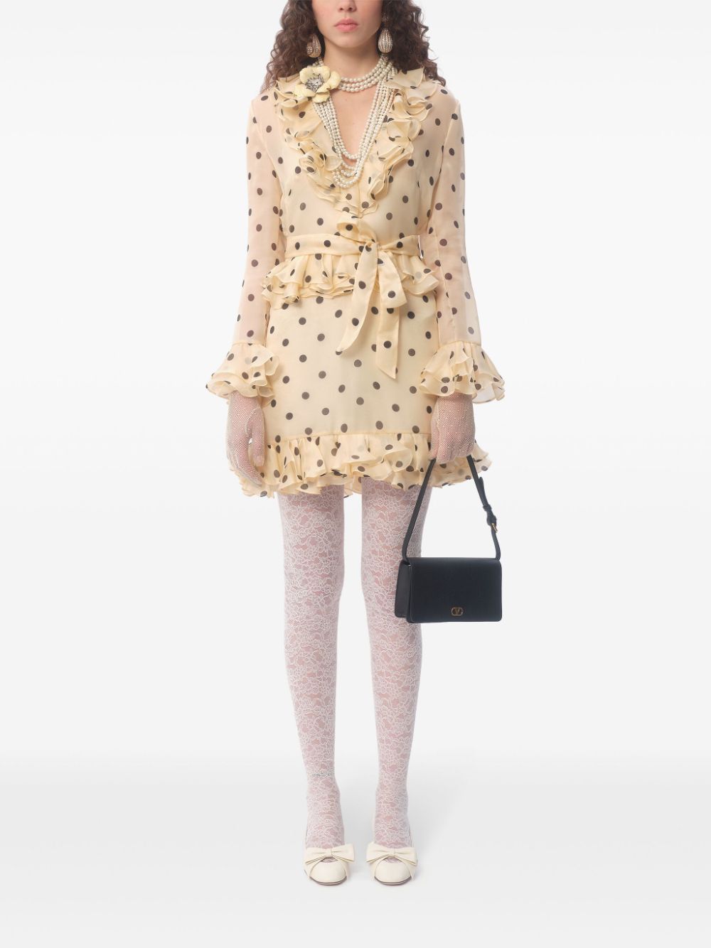 VALENTINO GARAVANI Mini Leather Signature Handbag