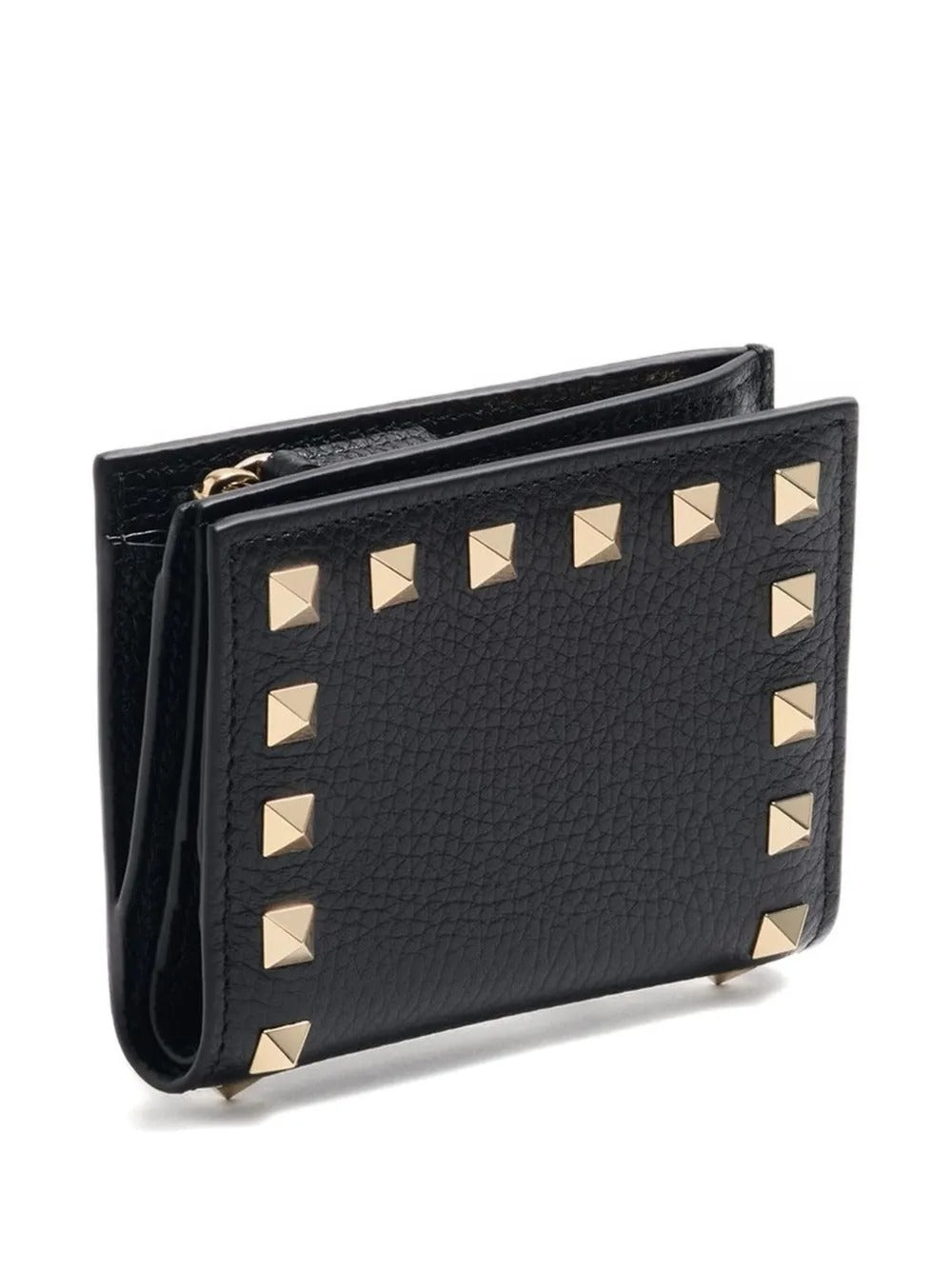 VALENTINO GARAVANI Mini Grainy Leather Flap Wallet - SS26
