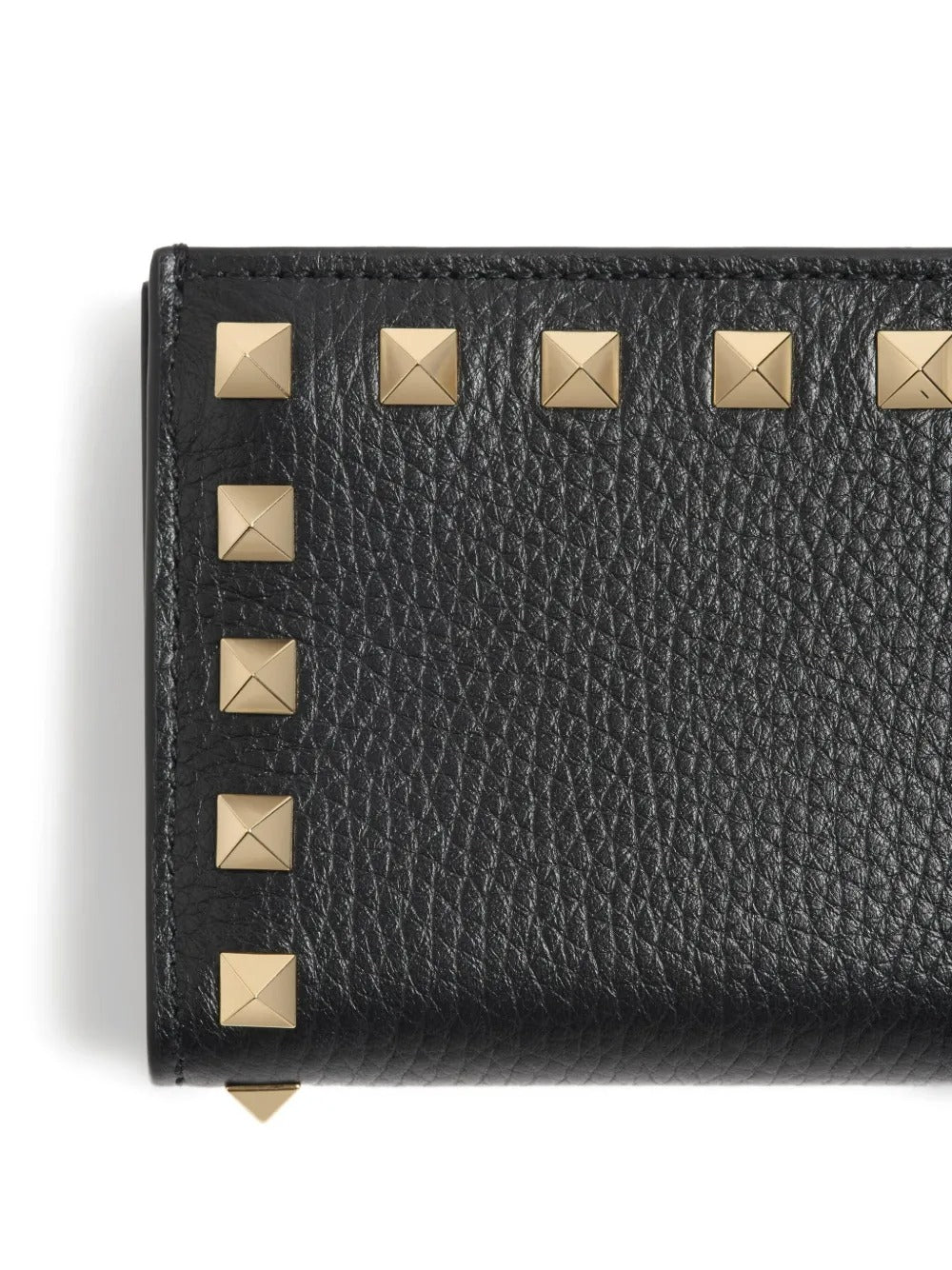 VALENTINO GARAVANI Mini Grainy Leather Flap Wallet - SS26