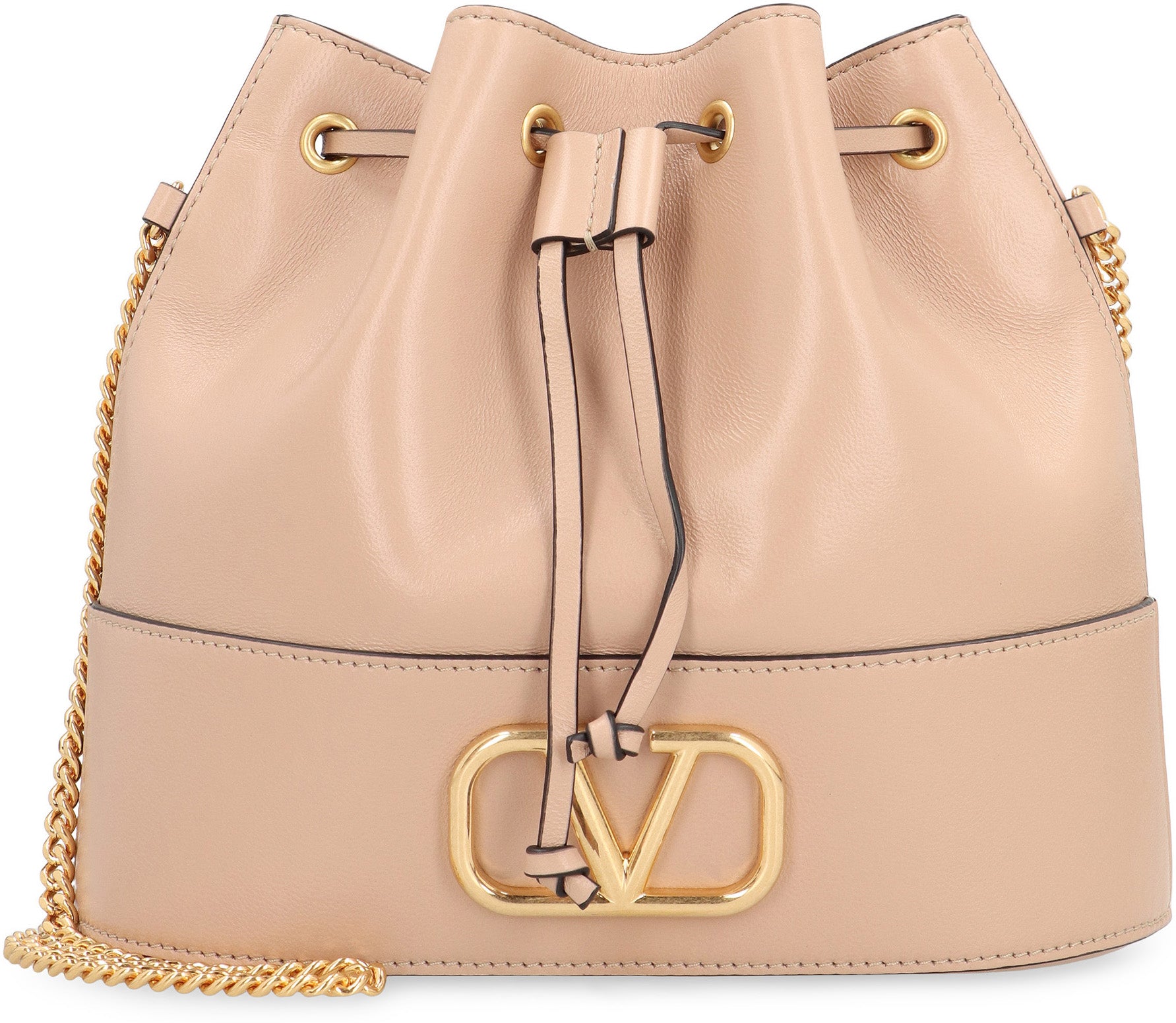 VALENTINO GARAVANI Mini Leather Bucket Handbag
