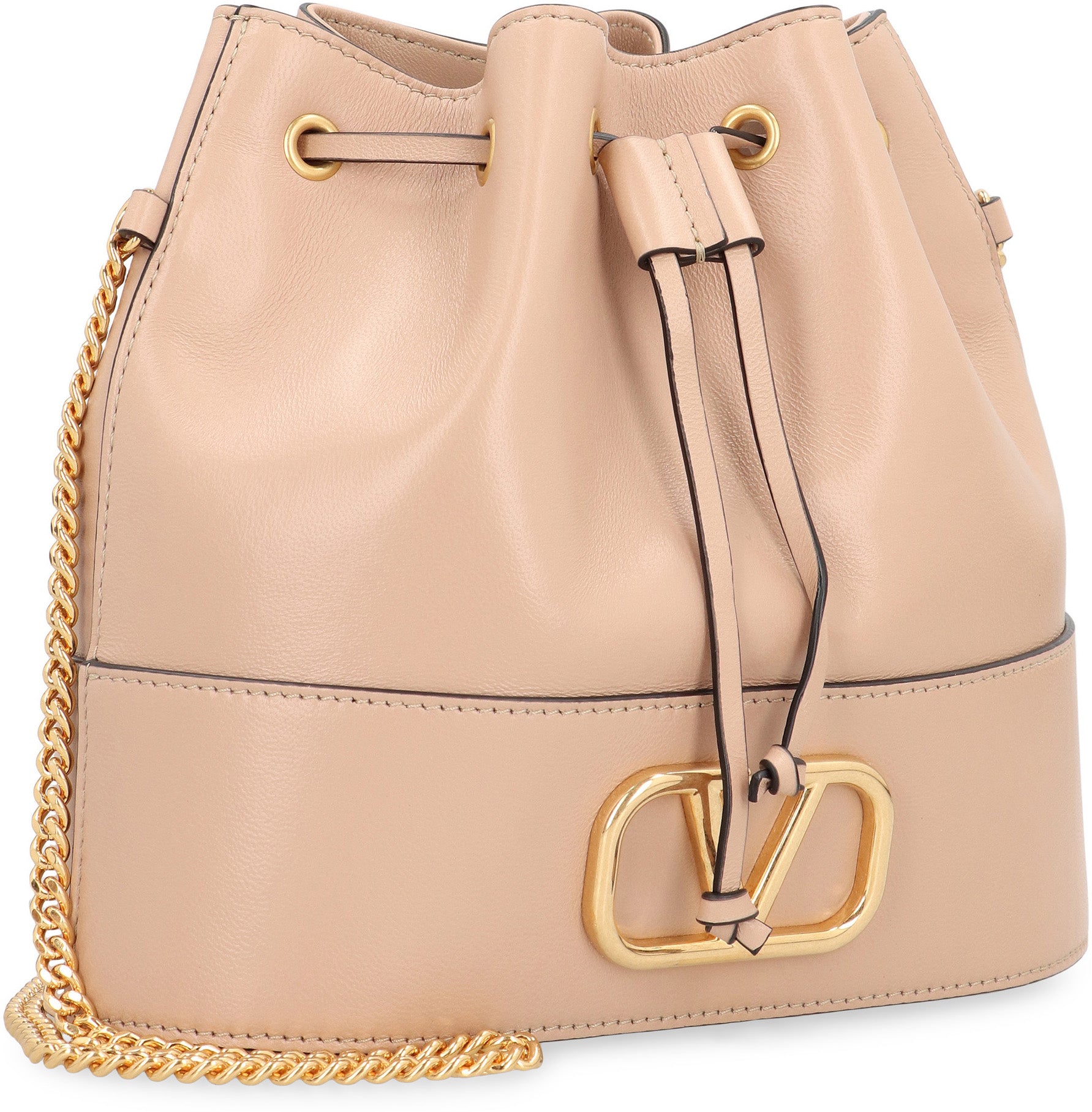 VALENTINO GARAVANI Mini Leather Bucket Handbag