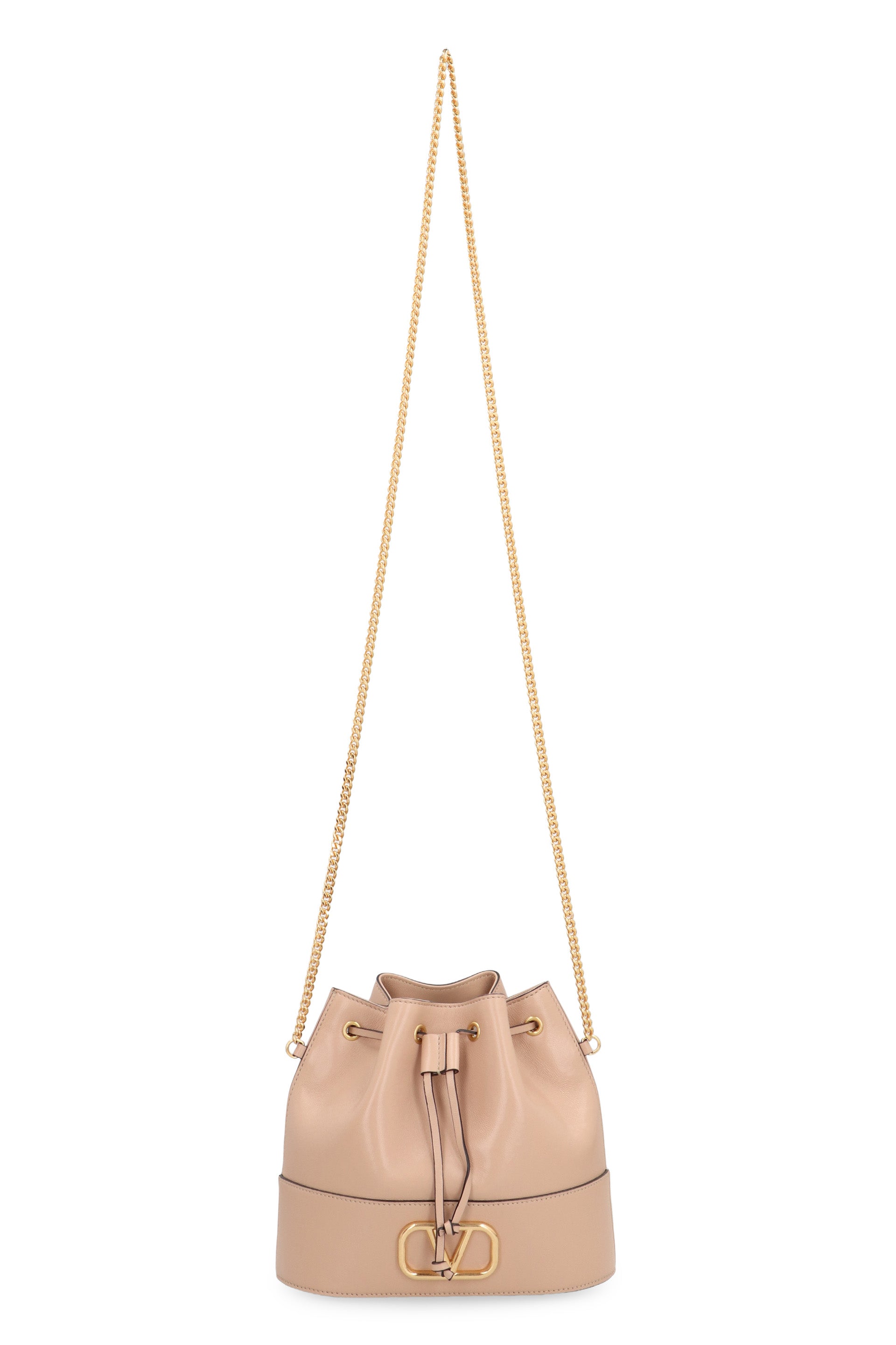 VALENTINO GARAVANI Mini Leather Bucket Handbag
