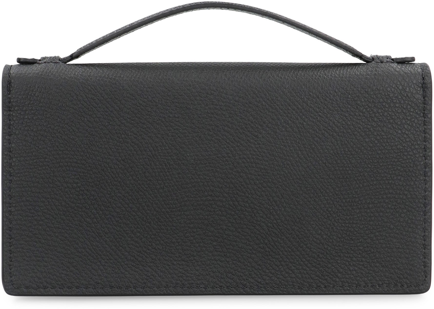 VALENTINO GARAVANI Mini Signature Leather Wallet on Chain