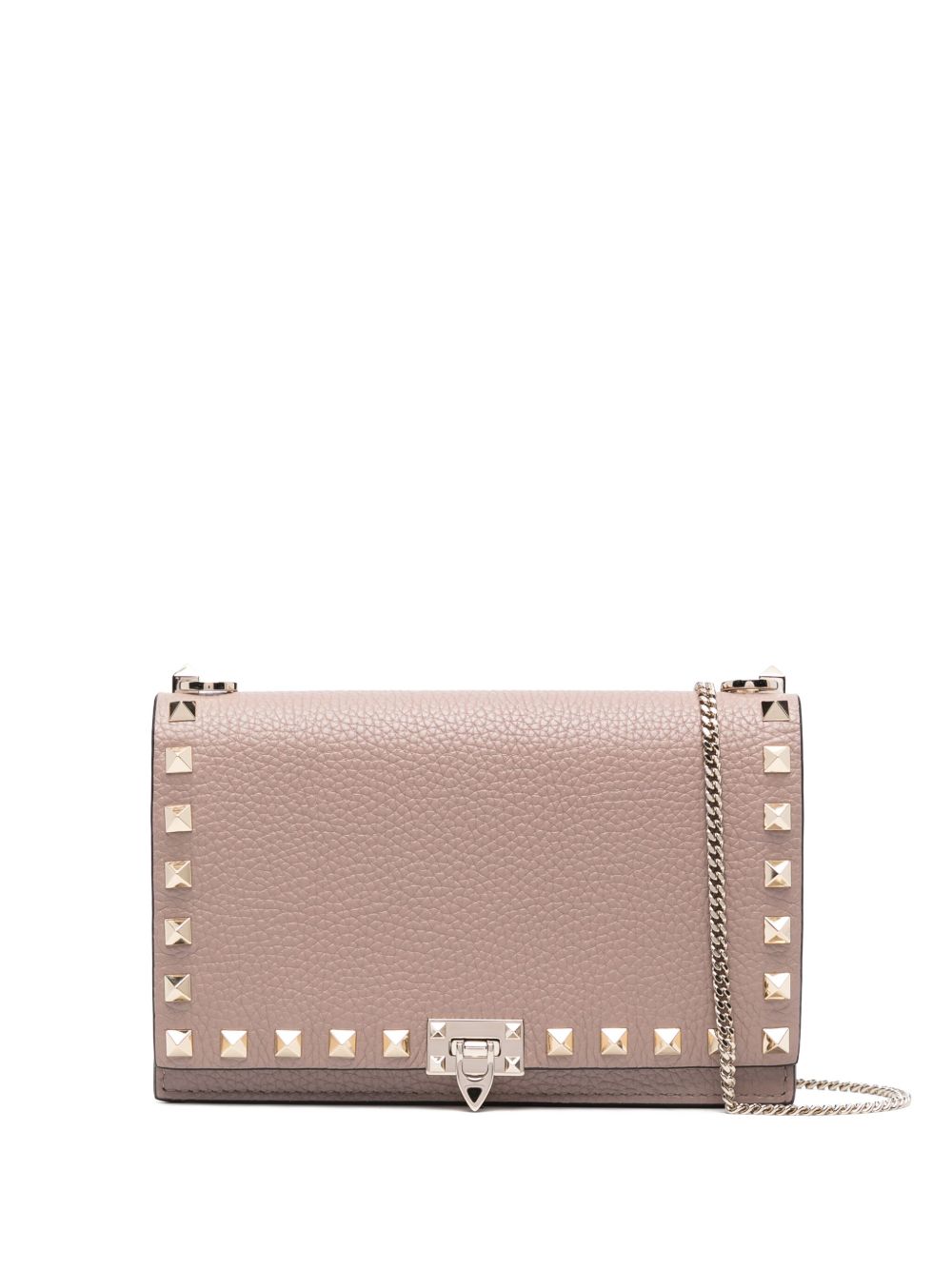 VALENTINO GARAVANI Mini Leather Handbag with Rockstud Details
