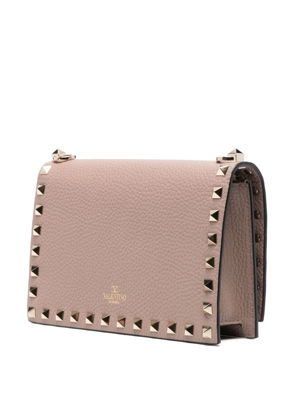 VALENTINO GARAVANI Mini Leather Handbag with Rockstud Details