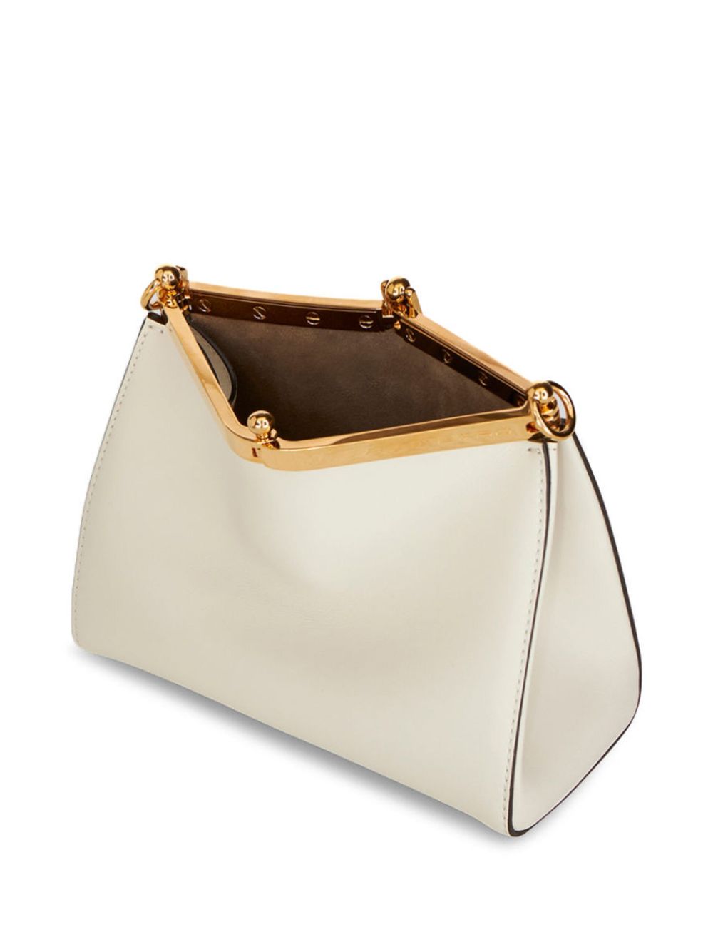 ETRO Leather Hardware Clasp Handbag