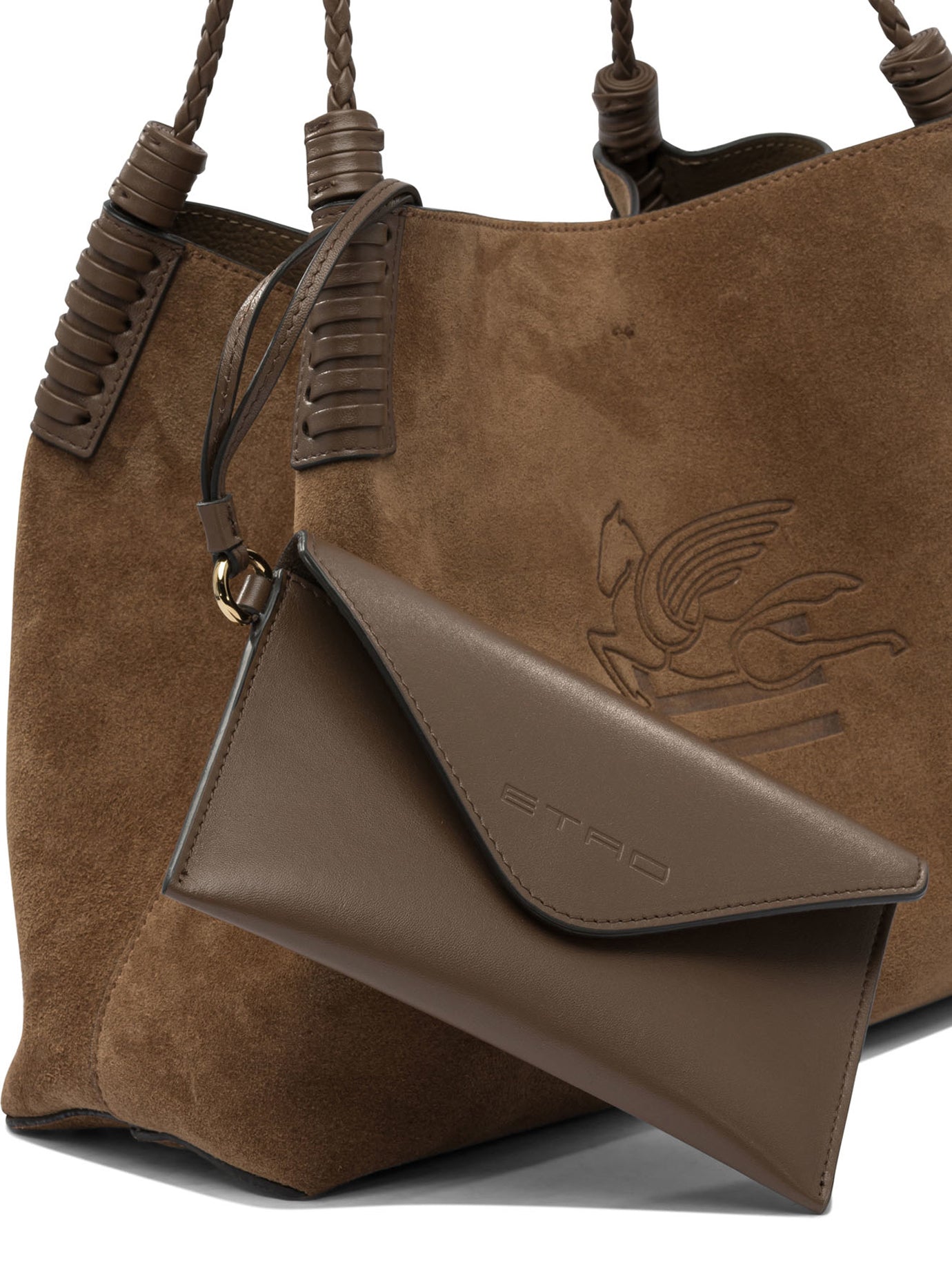 ETRO Suede Shoulder Handbag