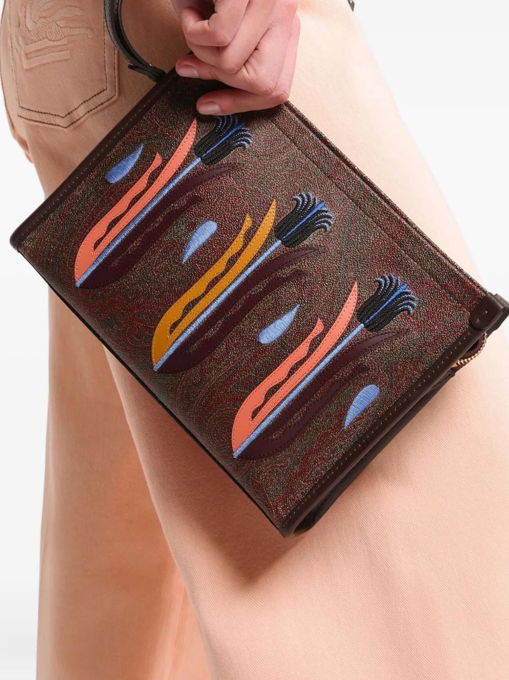 ETRO Embroidered Mini Clutch Handbag