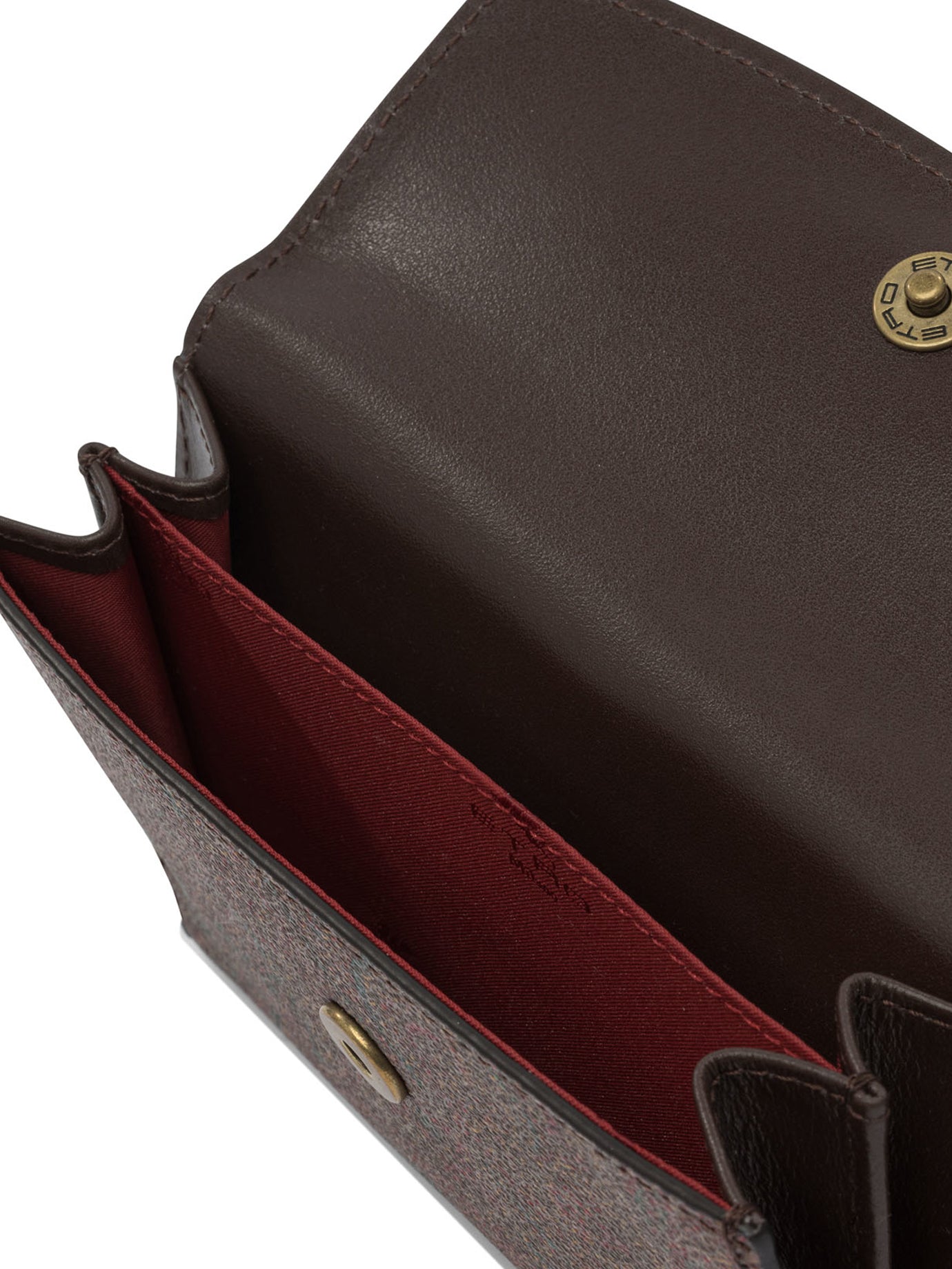 ETRO Mini Paisley Snap Button Wallet