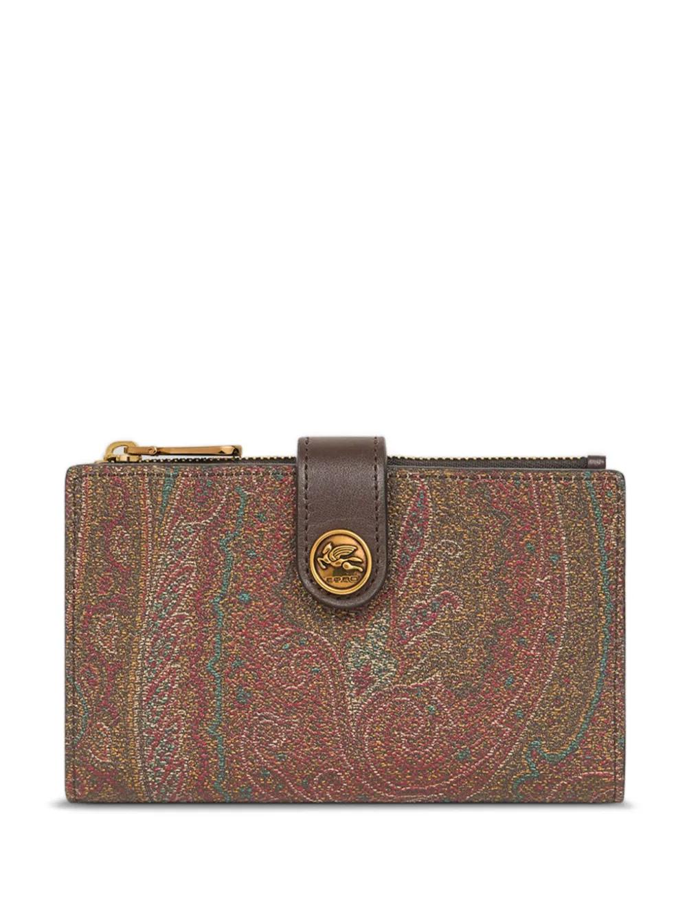 ETRO Mini Paisley Jacquard Wallet