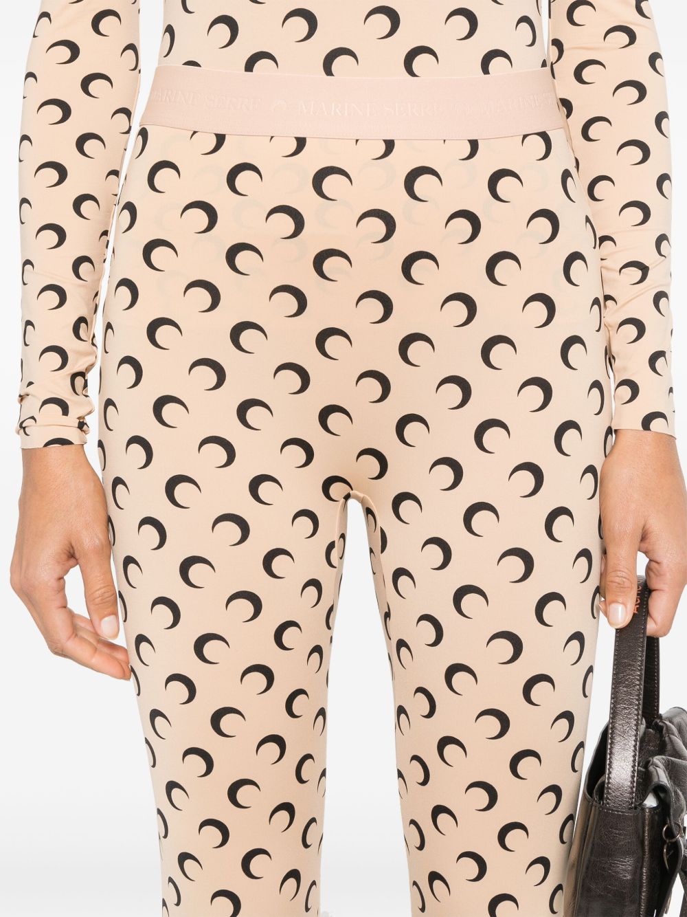MARINE SERRE Moon Printed T-Shirt Leggings for Women
