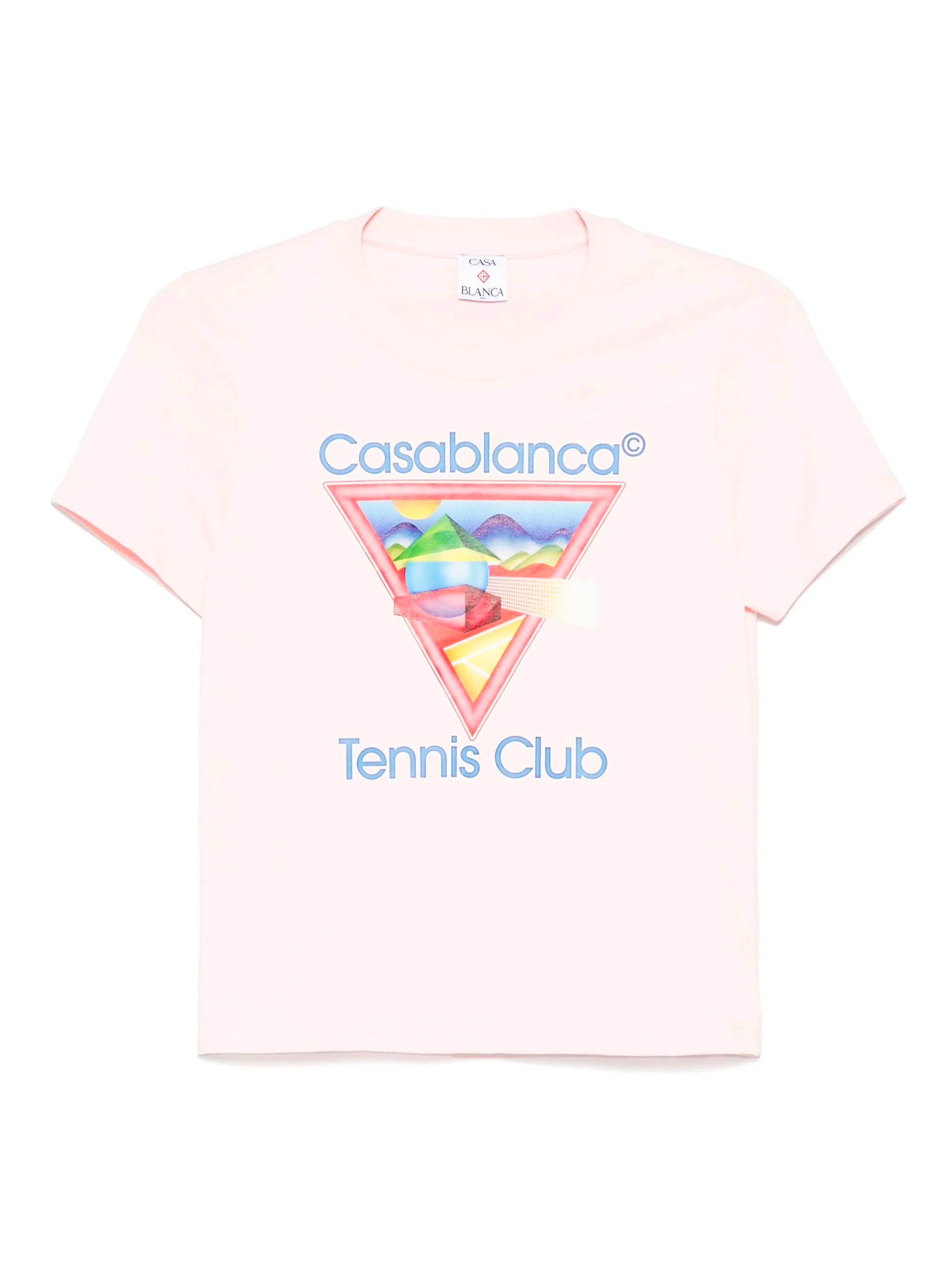 CASABLANCA Slim Fit Crewneck Tennis Club T-Shirt - Women's