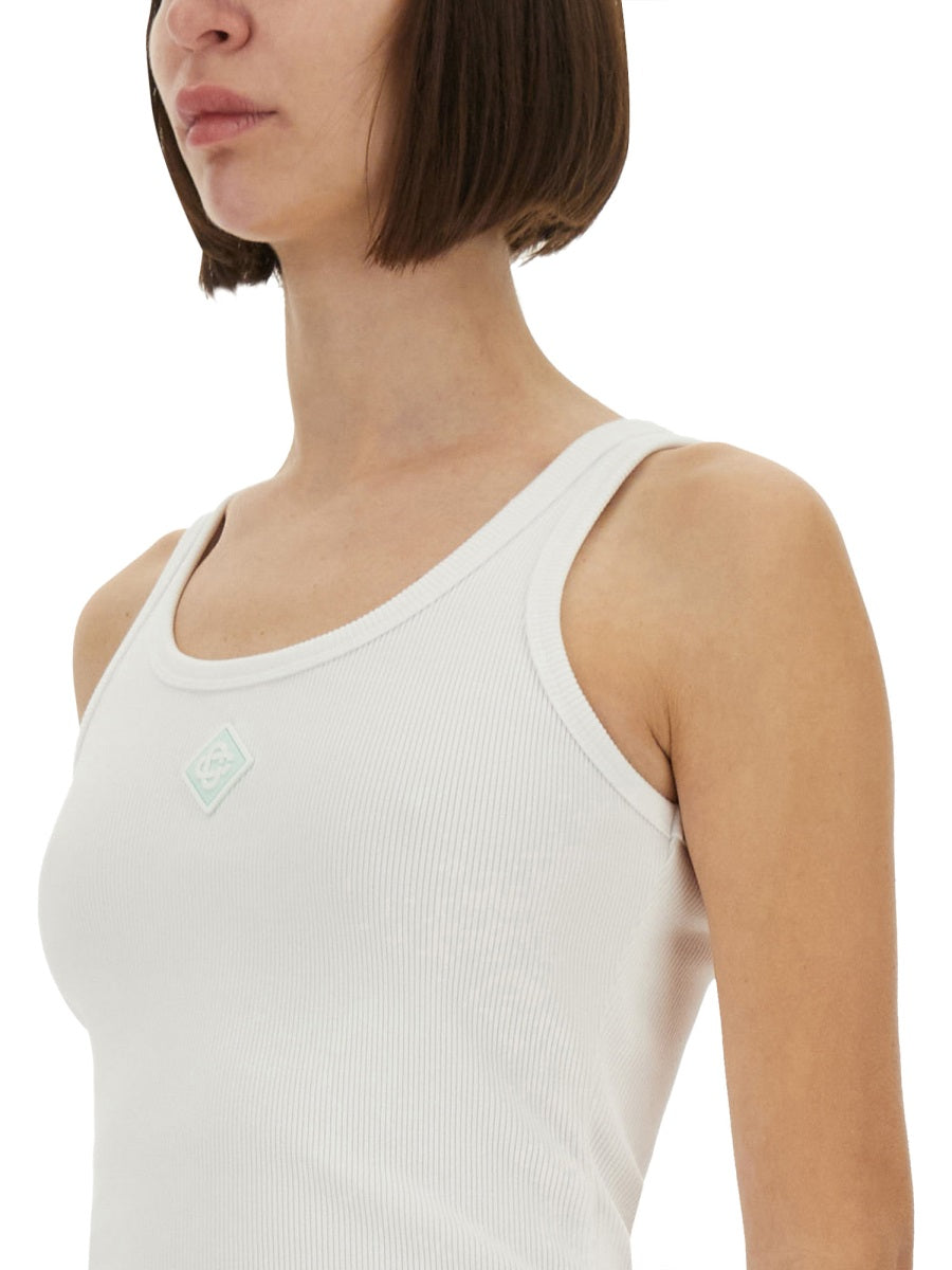 CASABLANCA Organic Cotton Women's Top - FW25 Collection