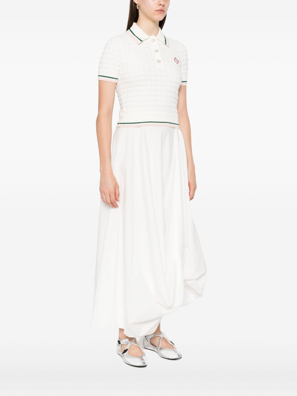 CASABLANCA Boucle Loop Polo for Women - FW25 Collection