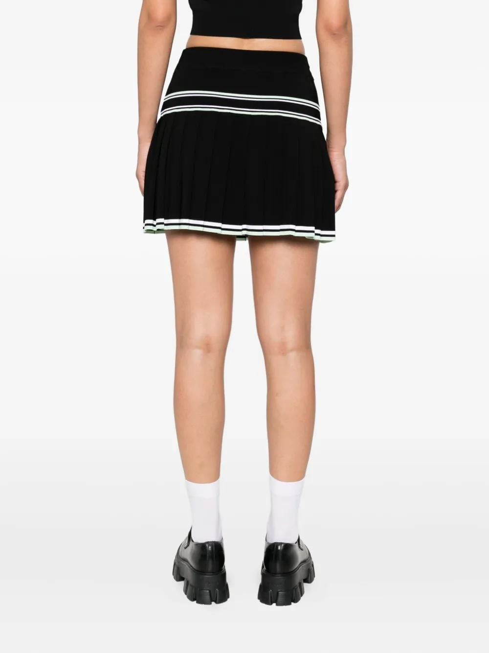 CASABLANCA Pleated Striped Skirt for Women - FW25