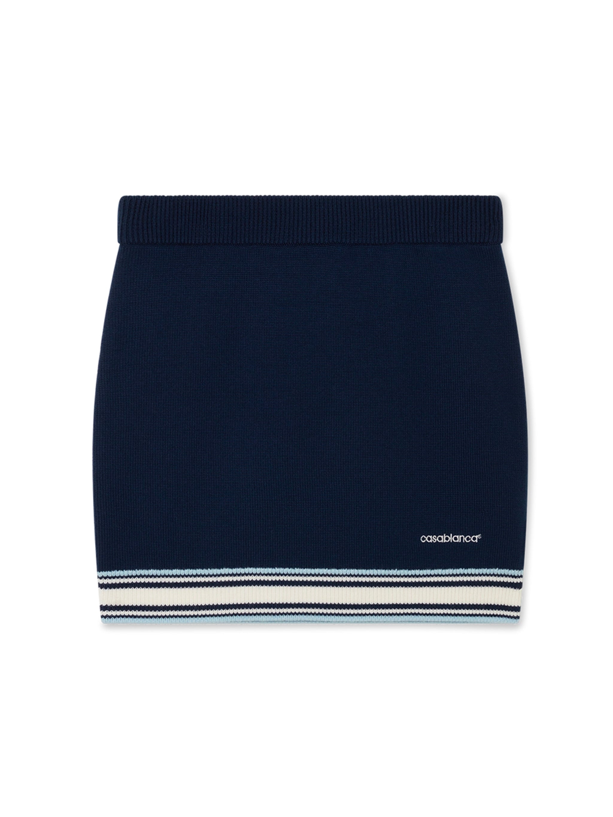 CASABLANCA Merino Knit Tennis Skirt Size S