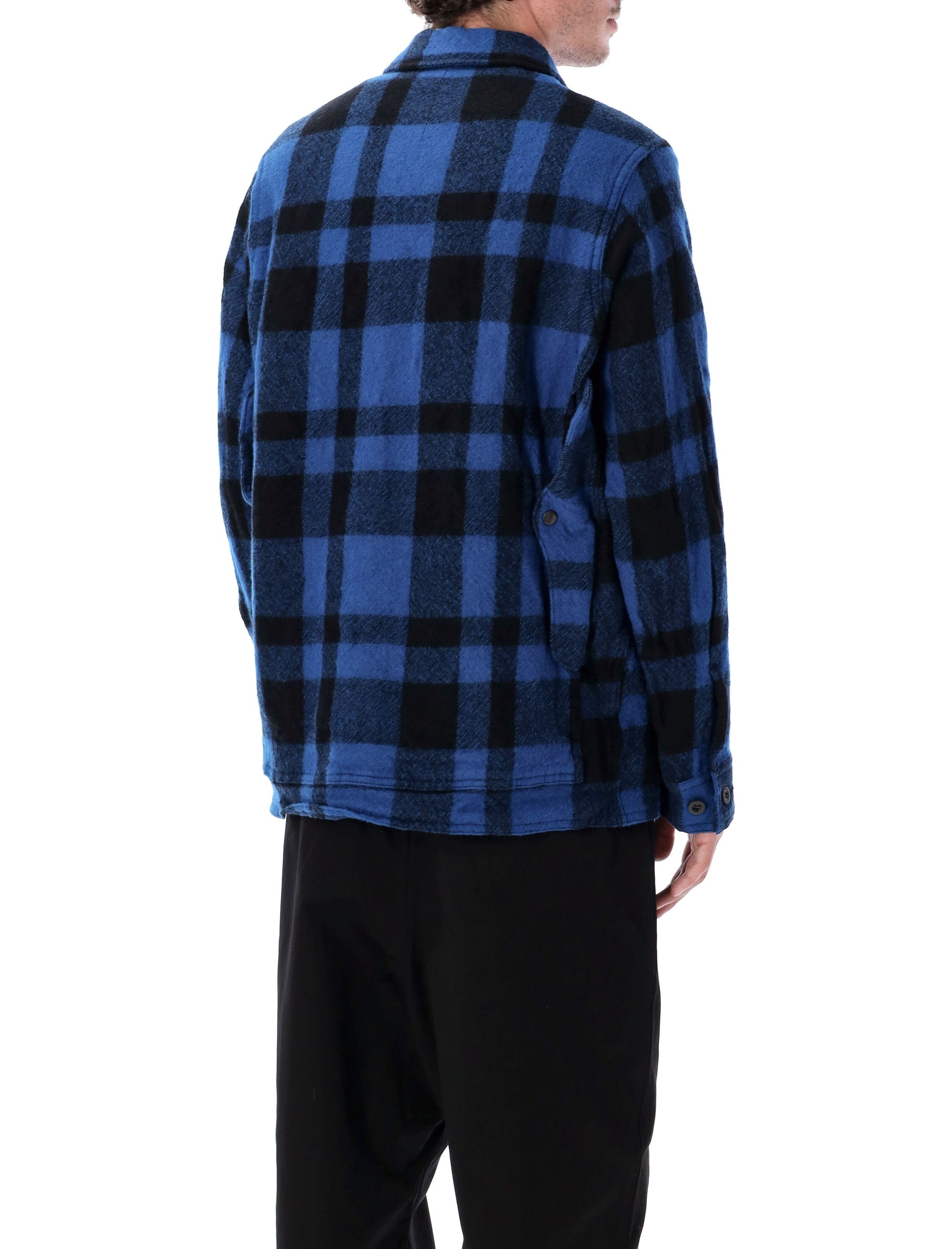 JUNYA WATANABE Men's Checkered Design Work Jacket - Size L