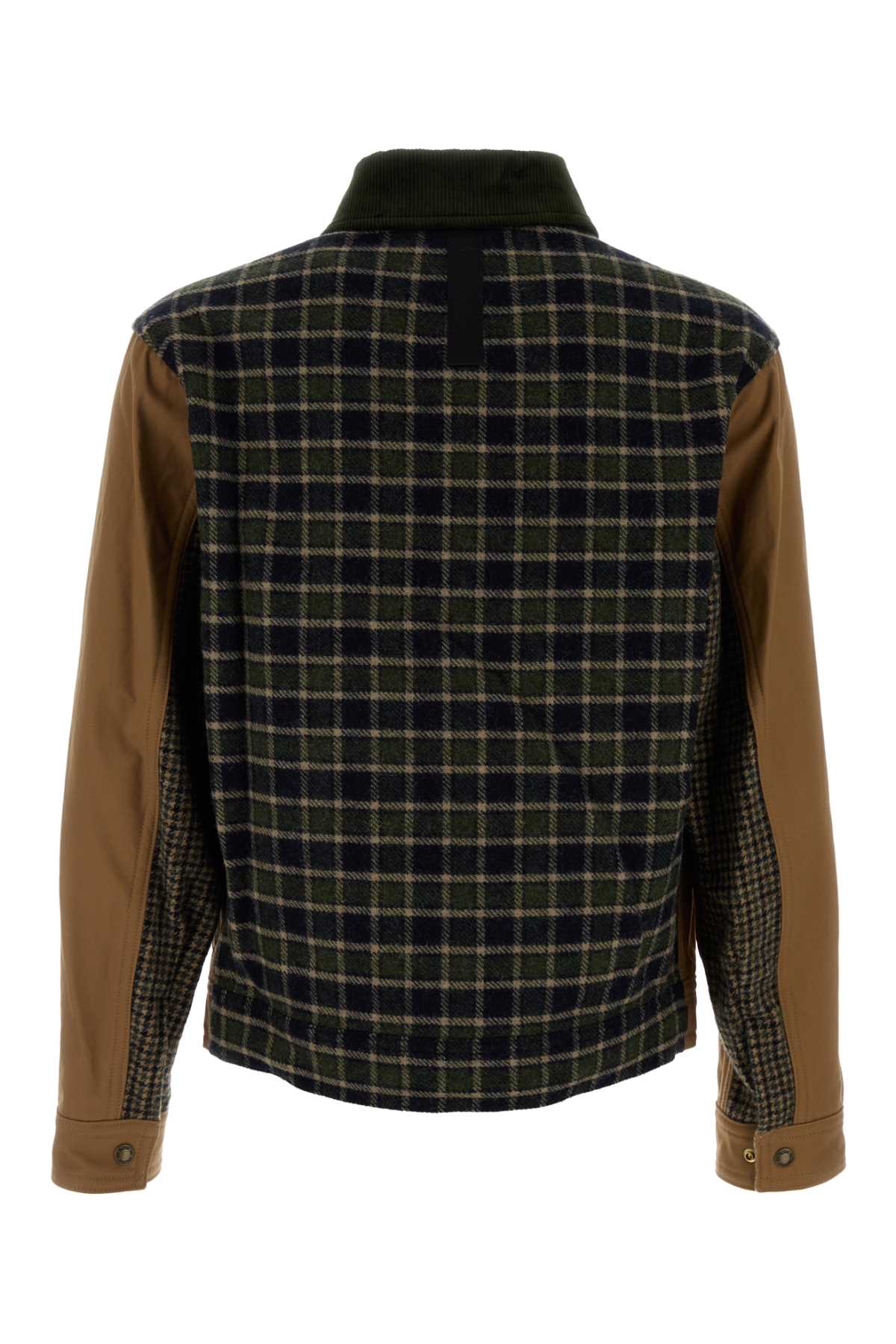 JUNYA WATANABE Men's Multicolor Cotton and Wool Blend Jacket