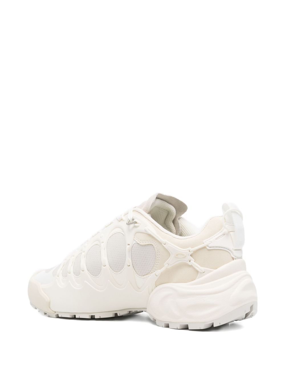 JUNYA WATANABE Men's Lace-Up Sneakers with Perforated Detailing