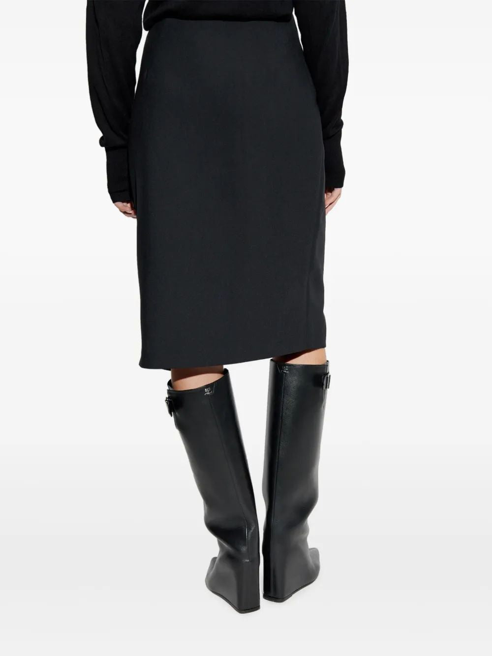 CASABLANCA Tailored Midi Wrap Skirt