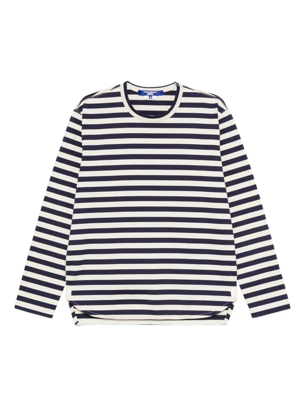 JUNYA WATANABE MAN Long-Sleeved Striped Cotton T-Shirt for Men