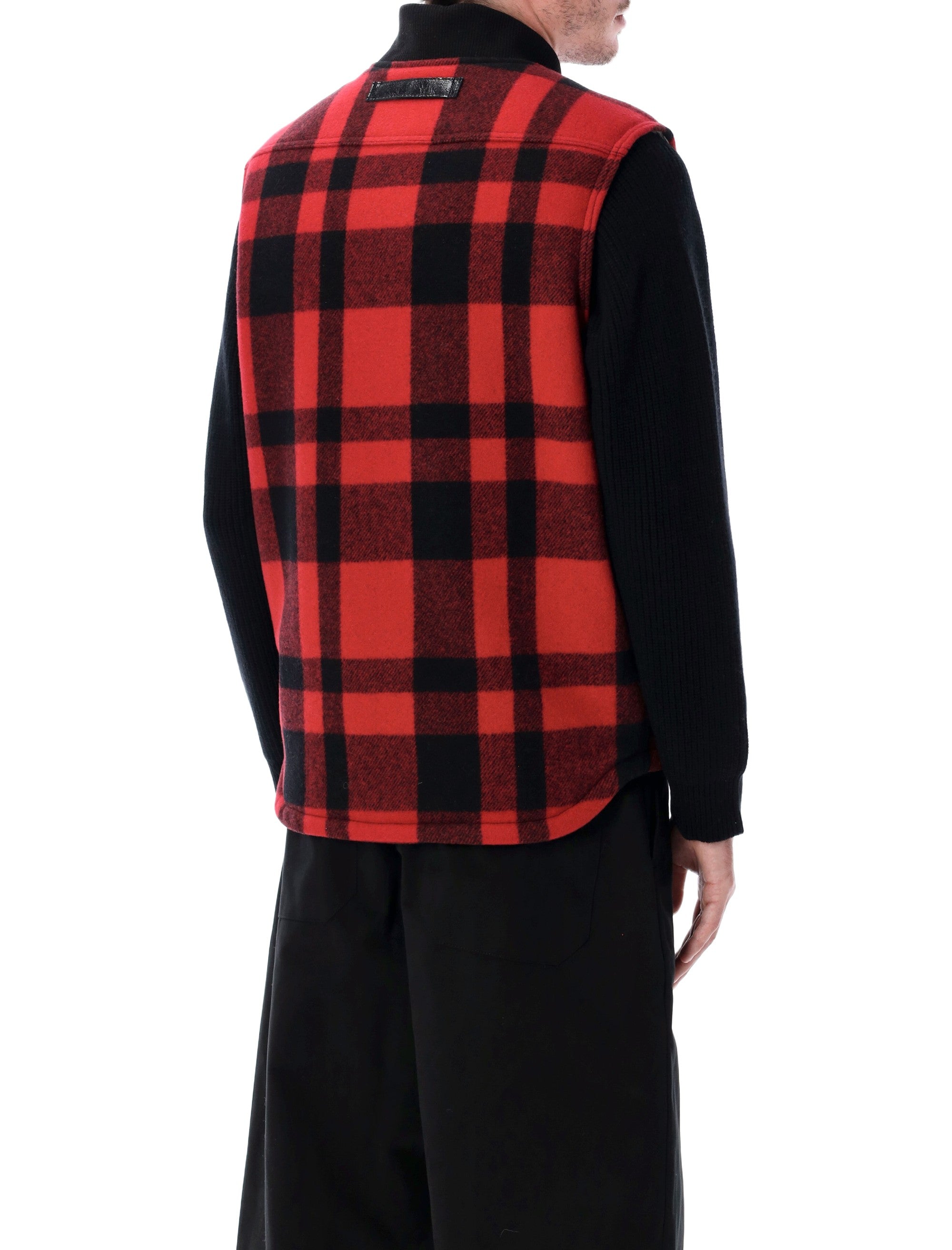 JUNYA WATANABE Checkered Design Vest for Men - Size L