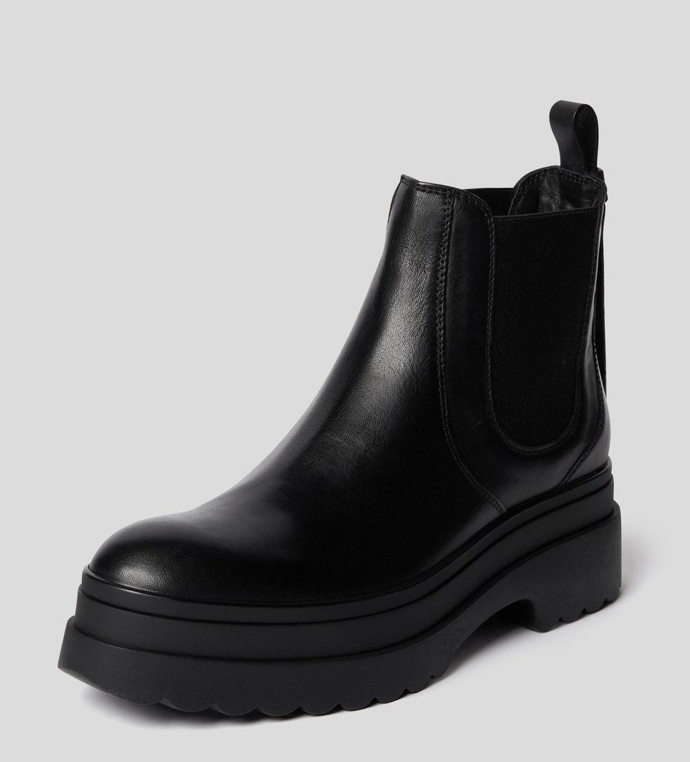 RED VALENTINO Platform Ankle Boots with Logo Heel - 6 cm