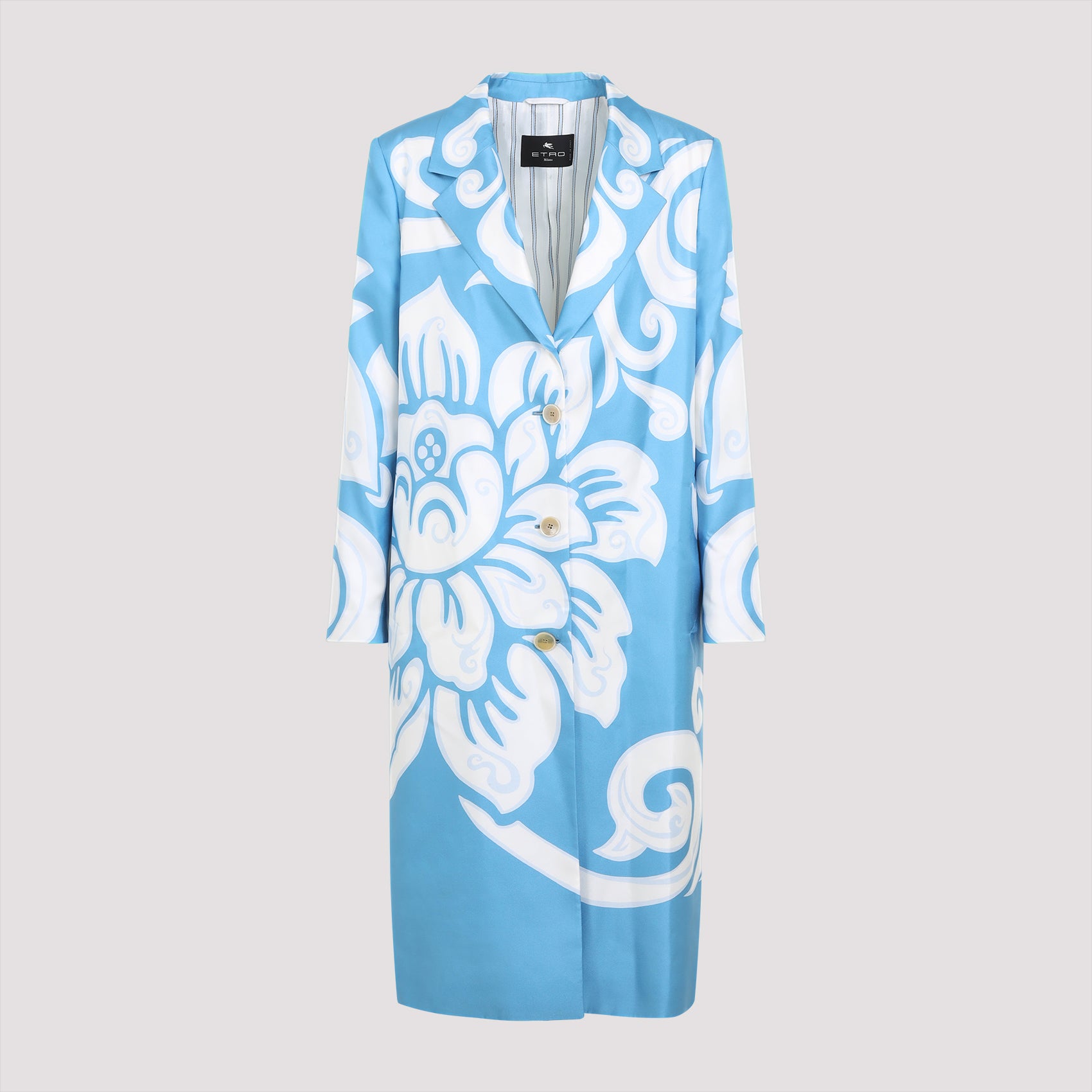 ETRO Printed Silk Caban for Women