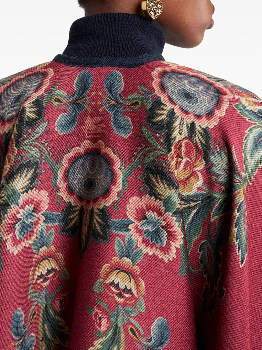 ETRO Floral-Patterned Cape