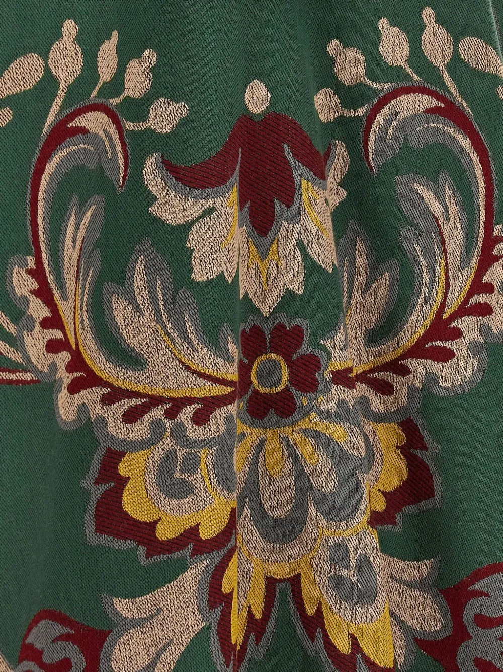 ETRO Paisley-Motif Long Hooded Wool Cape