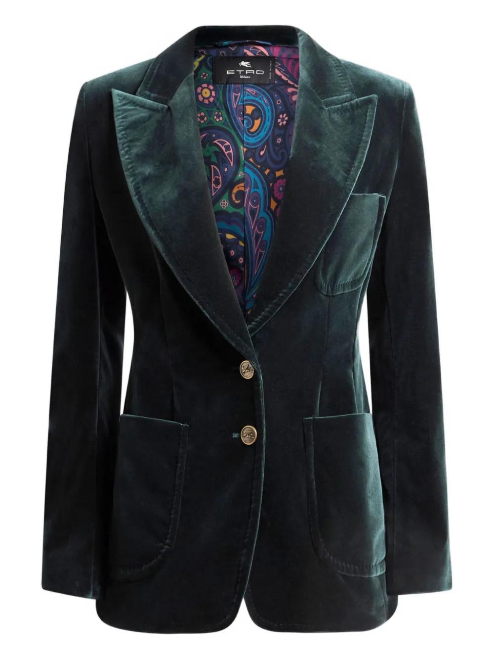 ETRO Single Button Front Blazer - FW25